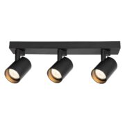 Plafoniera cu spoturi Volf Spot Black 3xGU10