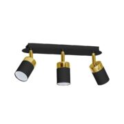 Plafoniera JOKER BLACK/GOLD 3xGU10 - imagine 6